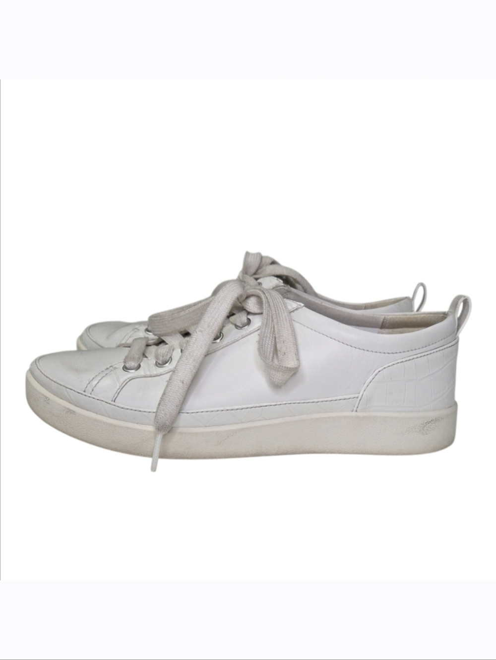 Vionic Winny Womens Leather Sneakers Shoes Arch Support Size 7.5